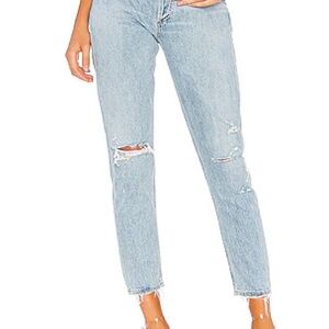 Agolde Jamie High Rise Classic Jeans in Shakedown
